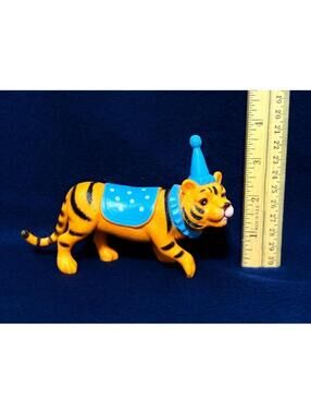 Ankyo Circus Party Animal Tiger Figurine Clown Toy Plastic Birthday Cake Topper